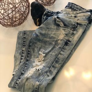 Distressed Skinny Jeans